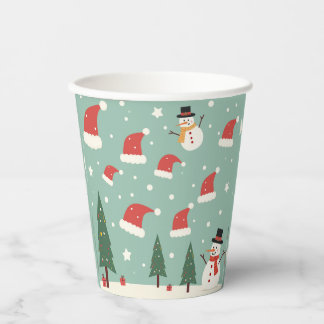 Snowman Paper Cup that's perfect for a holiday par