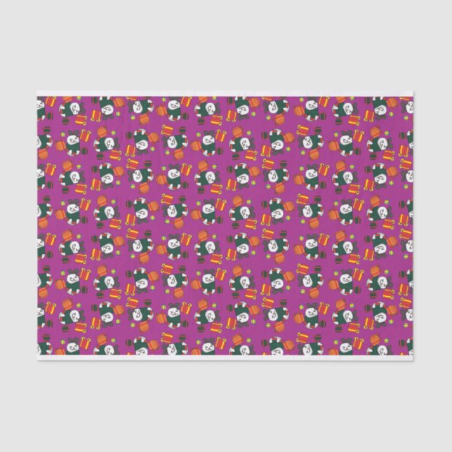 Snowman Pattern Tissue Paper (Front)