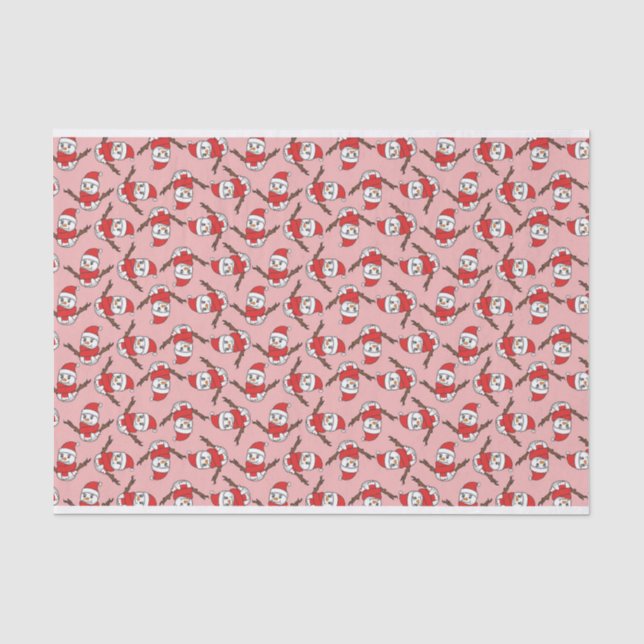Snowman Pattern Tissue Paper (Front)