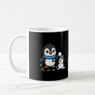 Snowman Penguin Christmas Coffee Mug