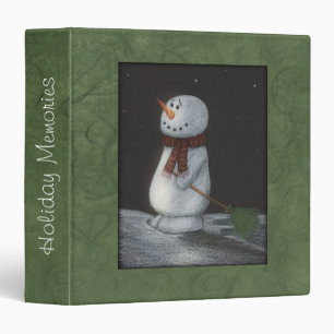 Snowman Photo Album Binder