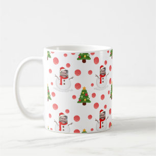 Snowman Photo face Funny Christmas Coffee Mug