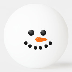 Snowman Ping Pong Ball