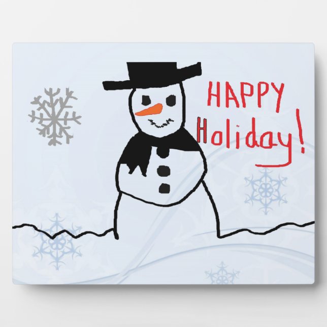 Snowman Plaque (Front)