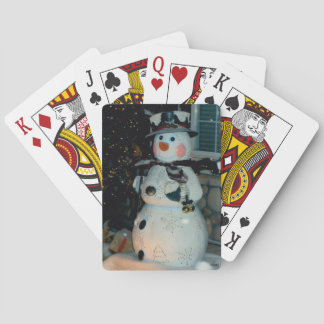 Snowman Playing Cards