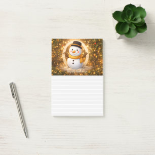 Snowman Post-it Notes
