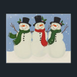 Snowman Postcard<br><div class="desc">Snowman</div>