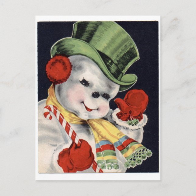 Snowman Postcard (Front)