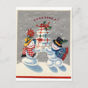 Snowman Postcard