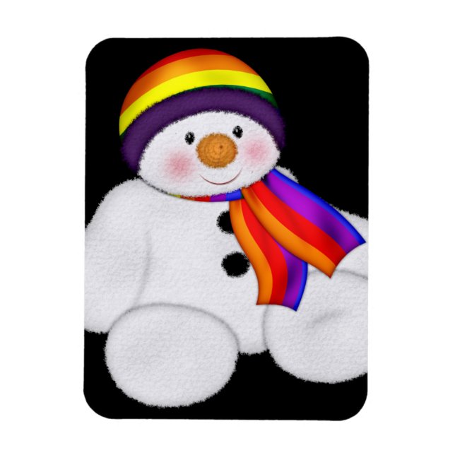 Snowman Pride Magnet (Vertical)