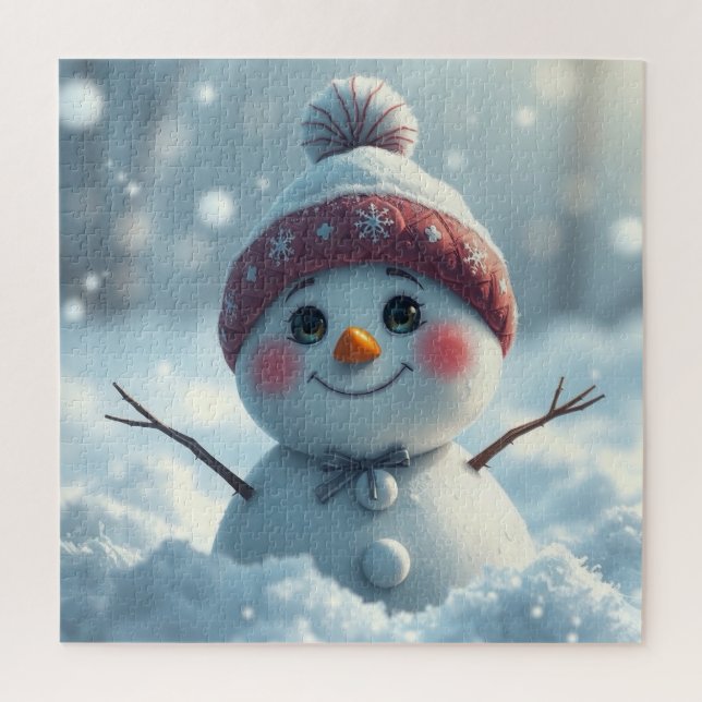 Snowman Puzzle (Vertical)