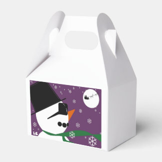 Snowman & Santa Christmas Favour Box