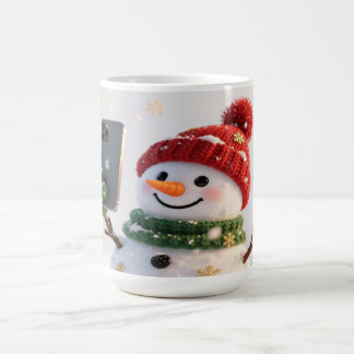 Snowman Selfie Christmas Mug