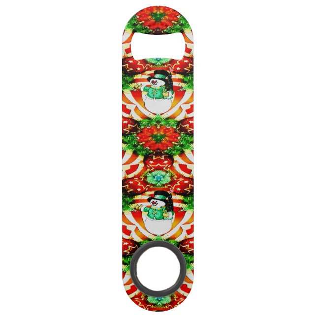 Snowman Slam Speed Bottle Opener (Front)