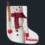 Snowman Small Christmas Stocking<br><div class="desc">2025</div>