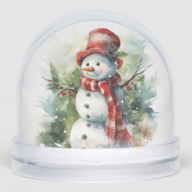 Snowman Snow Globe (Avant)