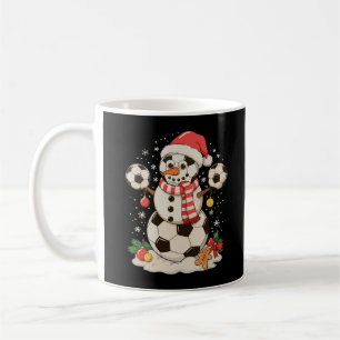 Snowman Soccer Christmas Holiday Winter Xmas Sport Coffee Mug
