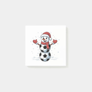 Snowman Soccer Christmas Santa Baseball Sport Post-it Notes