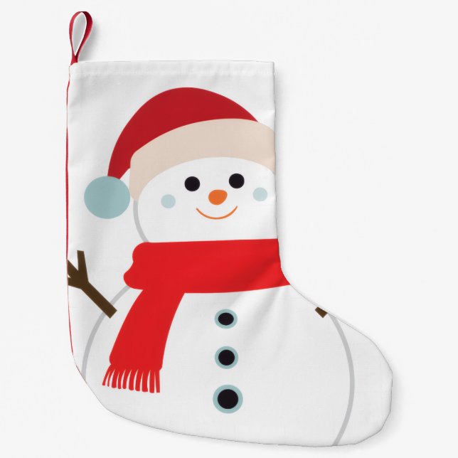 SNOWMAN sock for warm decor Christmas (Front)