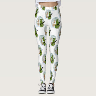 snowman soldier christmas xmas leggings