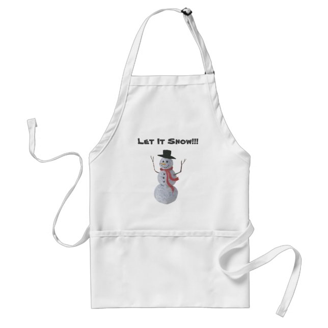 Snowman Standard Apron (Front)