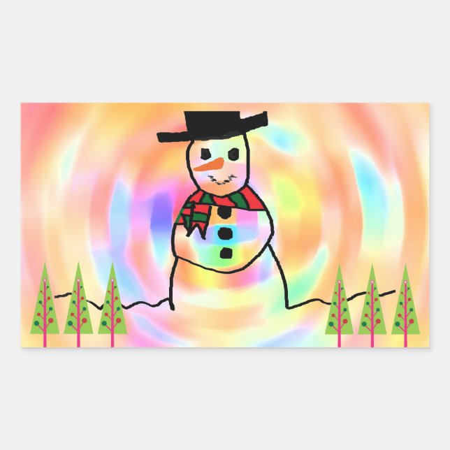 Snowman Sticker (Front)