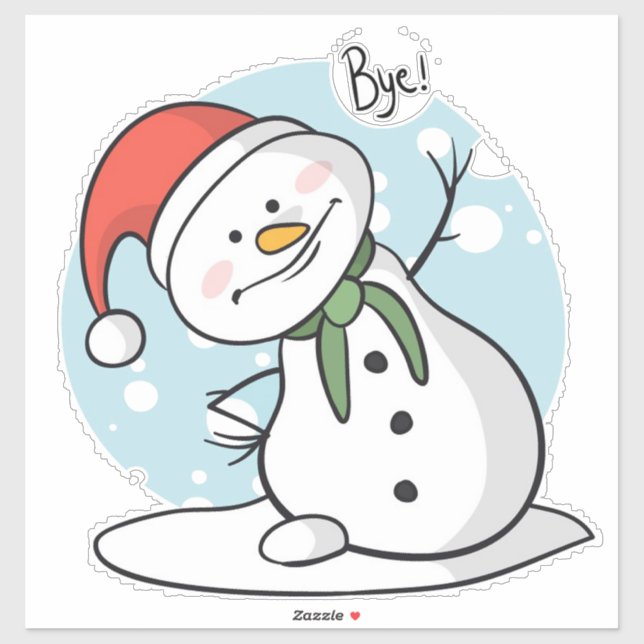Snowman  Sticker (Sheet)
