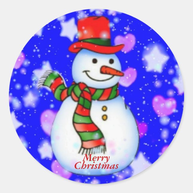 Snowman Sticker (Front)