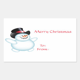 Snowman Sticker
