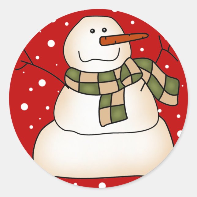 Snowman Stickers (Front)