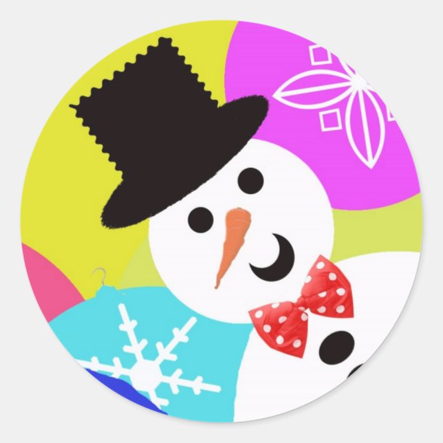 Snowman Stickers (Front)