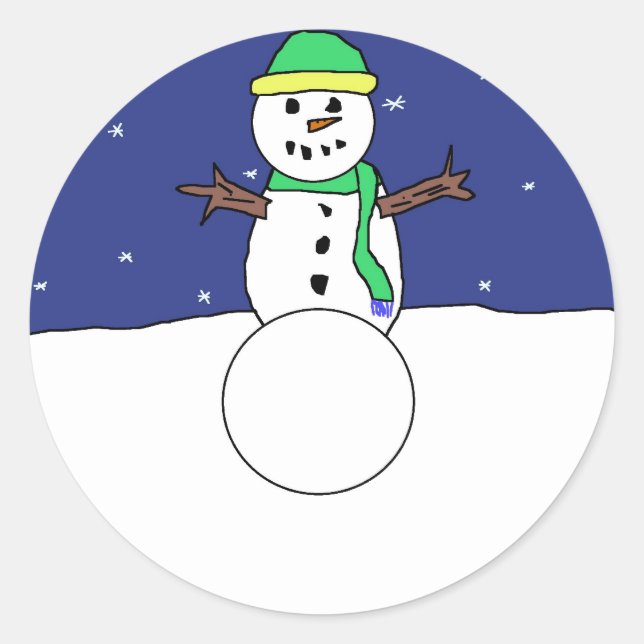 Snowman stickers (Front)