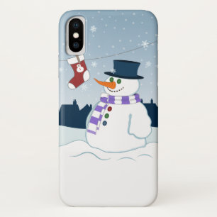 Snowman & Stocking Christmas Case-Mate iPhone Case