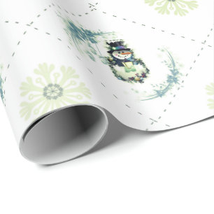 Snowman Sweet Christmas Wrapping Paper
