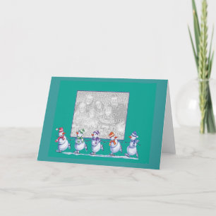 Snowman Template Card