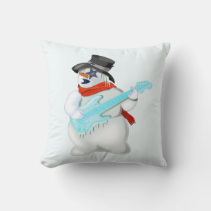Snowman Throw Pillow