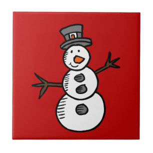 Snowman Tile