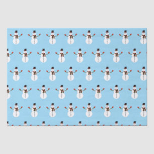snowman tissue paper