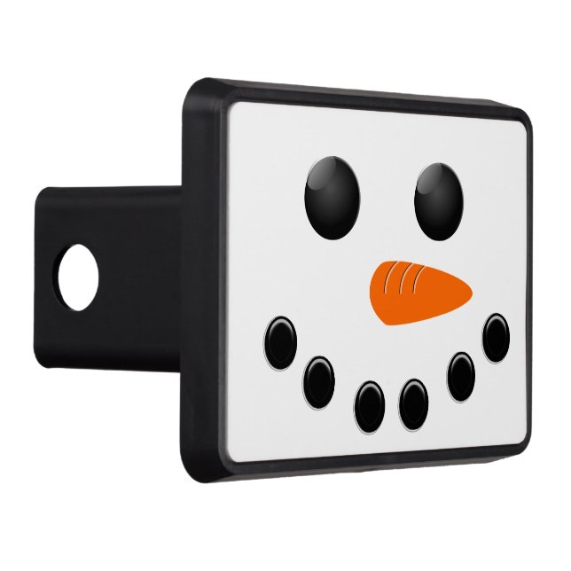 Snowman Trailer Hitch Cover (Right)