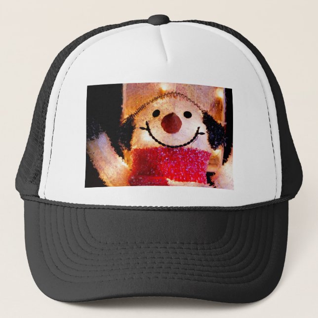SNOWMAN TRUCKER HAT (Front)