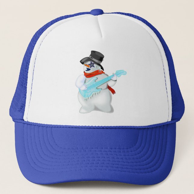 Snowman Trucker Hat (Front)