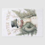 Snowman Watercolor Winter Christmas Tissue Paper<br><div class="desc">Snowman Watercolor Winter Christmas</div>