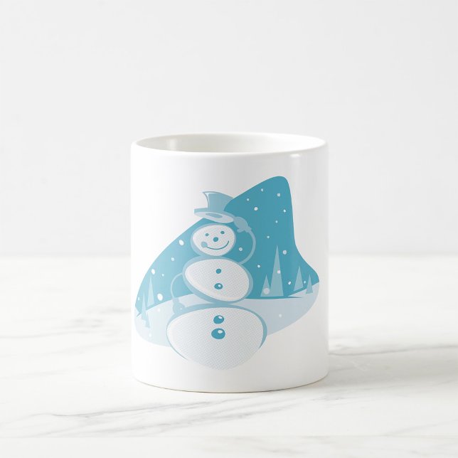 Snowman Wearing A Top Hat Coffee Mug (Creator Uploaded)