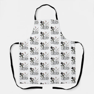 Snowman Wine Christmas Funny Drinking Wine Santa Apron