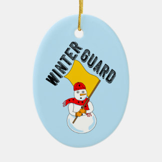 Snowman Winter Guard Ornement en métal