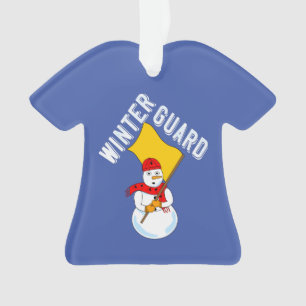 Snowman Winter Guard Ornement en métal