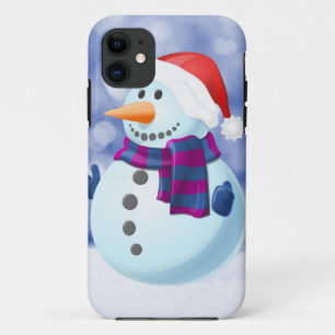 Snowman Winter Merry Christmas Snow iPhone 11 Case