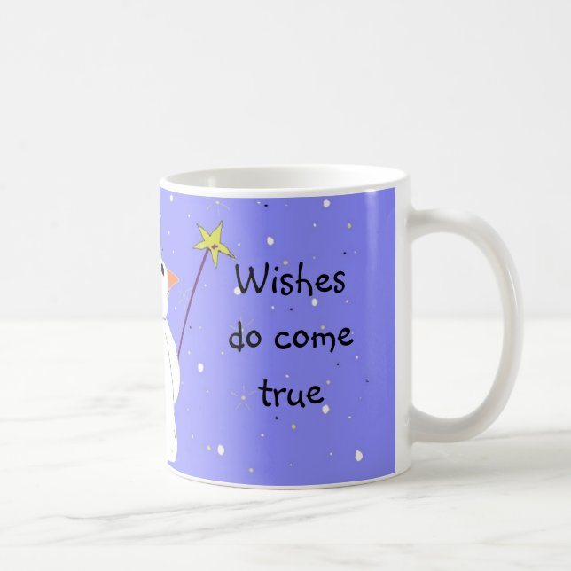 Snowman Wish Maker Coffee Mug (Right)