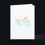 Snowman With Menorah Holiday Card<br><div class="desc">Snowman With Menorah</div>