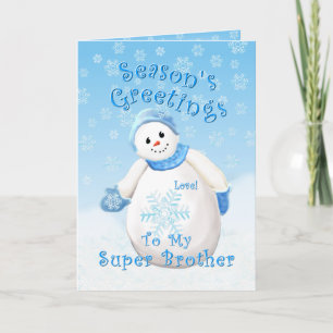 Snowman Wonderland for Brother Christmas Card